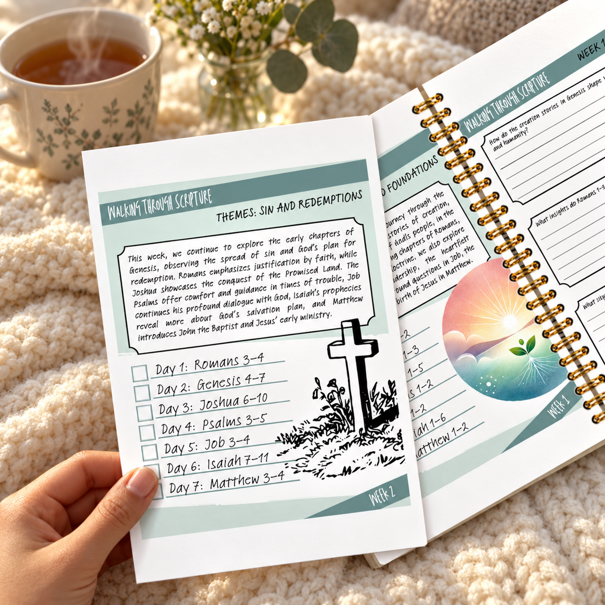Grace & Grow: A 52-Week Journey of Scripture, Reflection, and Growth
